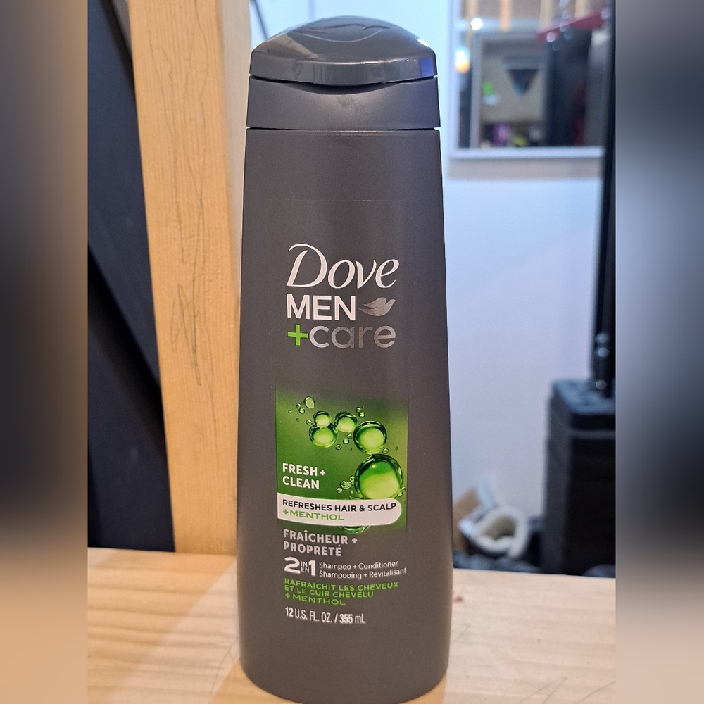 New Dove Men+Care Fresh Clean 2-in-1 Shampoo and Conditioner - Gray